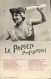 CPA Photographie Femme Le papier professionnel