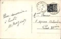 VINTAGE POSTCARD Boat of Dieppe sin a blow of breeze to the broad one