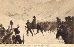 VINTAGE POSTCARD Napoleon 1st Living room 1908 Wood the Count Twenty May 1800