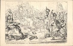 VINTAGE POSTCARD Napoleon 1st Exit Freedom in François Bonaparte