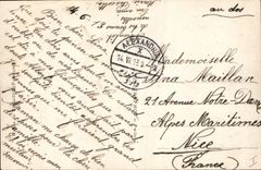 VINTAGE POSTCARD Napoleon 1st Museum of Versailles Veron Belelcourt Napoleon visits the infirmary of the Invalids Egypt Egypt