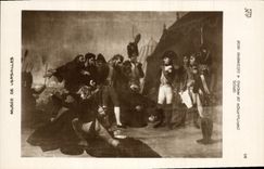 VINTAGE POSTCARD Napoleon 1st Museum of Versailles Large Capitulation of Madrid December 4th, 1808