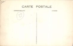 VINTAGE POSTCARD Children school Colony of 12th Villeblevin Yonne Departure for the Paris walk