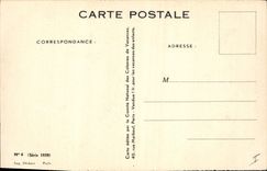 VINTAGE POSTCARD Enfants Butterfly Flies steals Coq Hen