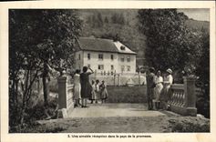 VINTAGE POSTCARD country of the promise