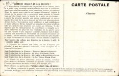 CPA Enfants Les orphelins de la guerre a la Pouponniere de Nice 