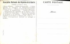 CPA Enfants Colonie d'Etretat Pouponniere des Orphelins de la guerre a Nice 