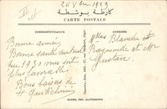 CPA Fantaisie Illustrateur Afrique du Nord Bonne annee