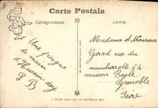 CPA Fantaisie Illustrateur Afrique du Nord En Rhamadan Apres le coucher de soleil