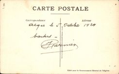 CPA Fantaisie Illustrateur Afrique du Nord Algerie Le charmeur de serpents Serpent