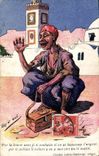 VINTAGE POSTCARD Fantasy North Africa Illustrator Algeria