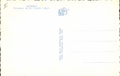 CPA Fantaisie Illustrateur Afrique du Nord Algerie Terrasses de la Casbah Alger 