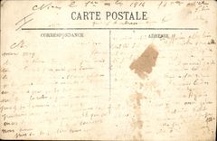 VINTAGE POSTCARD Militaria the French Army Cavalry the billet Horse