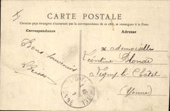 CPA Militaria Souvenir du camp de Cercottes