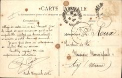 CPA Militaria Camp de Chalons Grande Rue