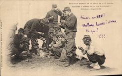 VINTAGE POSTCARD Militaria Scenes of the military life