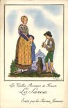 CPA Folklore Farines Jammet La Savoie 