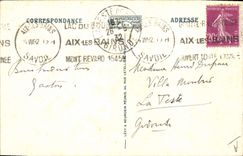 CPA Folklore Savoie Costumes Seez Tarentaise 