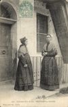 CPA Folklore Costumes de Savoie Beaufort sur Doron 