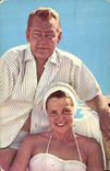 MODERN CARD Cinema Alan Ladd and Mrs. Ladd