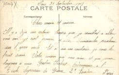 VINTAGE POSTCARD Paris Hotel of the Invalids Vault St Louis West coast Flags taken with the enemy