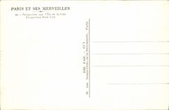 CPA Paris Et Ses Merveilles Perspective sur l'Ile de la Cite 