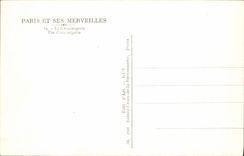 VINTAGE POSTCARD Paris And Its Wonders the caretaker's lodge