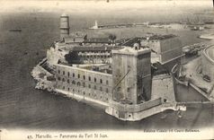 CPA Marseille Panorama du Fort St Jean