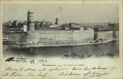 CPA Marseille Le Fort Saint Jean