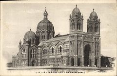 CPA Marseille La Cathedrale