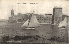 CPA Marseille Le Fort St Jean Bateau