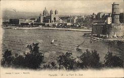 CPA Marseille Le Fort Saint Jean 