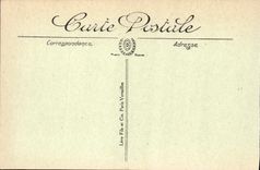 La POSTAL Pau de la VENDIMIA el castillo y dio vista de Martin Saint