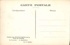 CPA Palais des Beaux Arts de la Ville de Paris En priere Maxence
