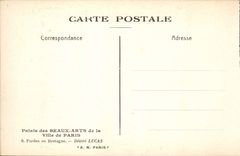 CPA Palais des Beaux Arts de la Ville de Paris Pardon en Bretagne Desire Lucas