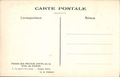 CPA Palais des Beaux Arts de la Ville de Paris La partie de cartes Joseph Bail
