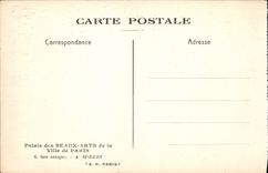 CPA Palais des Beaux Arts de la Ville de Paris Soir antique Osbert