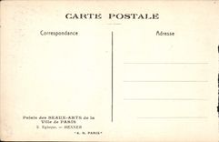 CPA Palais des Beaux Arts de la Ville de Paris Egloque Henner