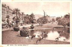 CPA Nice Les Jardins Albert 1er