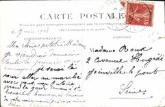 VINTAGE POSTCARD Paris Rules of Etienne Marcel
