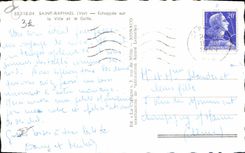 MODERN CARD Holy Raphael Escaped on the city and the gulf