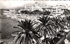 CPM Saint Raphael La Plage Vue de L'Hotel des Algues