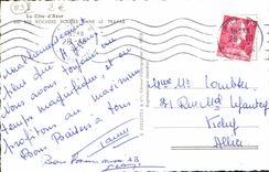 CPM Les rochers rouges dans le Trayas