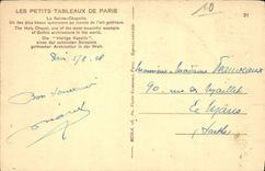 CPA Paris La Sainte Chapelle 