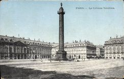CPA Paris La Colonne Vendome
