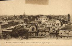 CPA Paris Panorama des Huit Ponts 