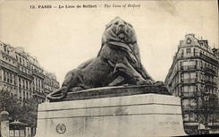 CPA Paris Le Lion de Belfort
