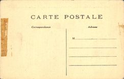 VINTAGE POSTCARD Paris Panorama of Louvre New gardens of the Carousel