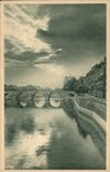 CPA Paris La Seine au pont de la Tournelle