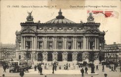 CPA Paris Opera et la Station du Metro